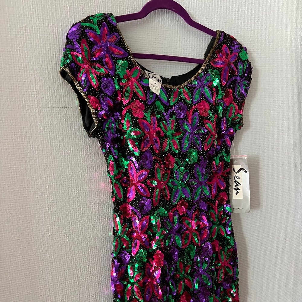 Be the Star of Any Night: with this New Selena Sequins Shimmery Dress!